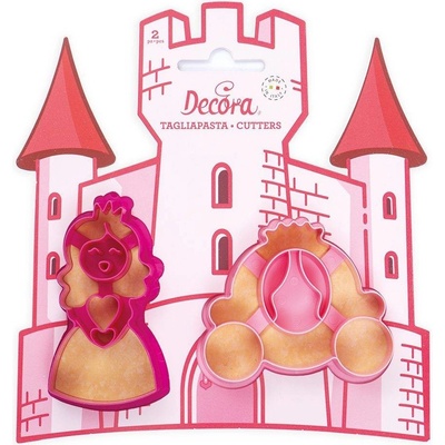Vykrajovátka Princezná a Kočiar, 2 ks - Decora - Decora