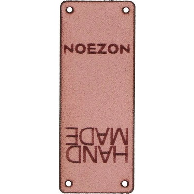 Kožený štítok NOEZON staroružový