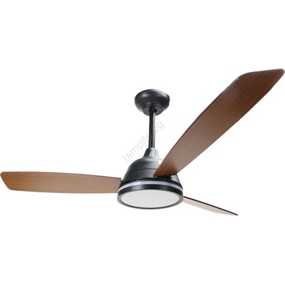 ZEVENTI - димируем LED таванен вентилатор LED/20W/230V 2700-6500K 132cm кафяв+дистанционно управление (ZV0061)