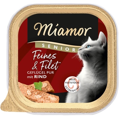 Miamor Feines & Filet Senior čistá hydina a divina 32 x 100 g