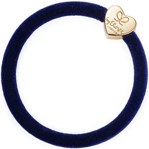 By Eloise London Velvet Gold Heart цвят Navy Blue
