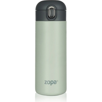 Zopa Termoska na tekutiny s brčkem 400 ml Pistacio green
