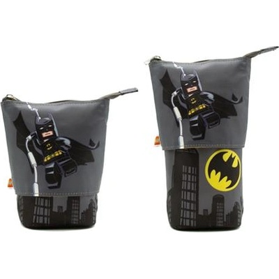 LEGO® Калъф за моливи, с цип, изскачащ, LEGO "Super Heroes Batman", сив модел 53368 (53368)