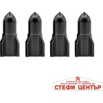 Paolo Капачета за вентил 4бр/к-т pa816 - черни (09403) - steficenter