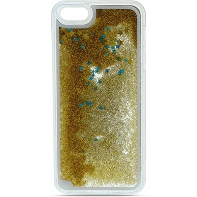 Liquid Glitter zlatý – Apple iPhone 5 / 5S / SE – Zbozi.Blesk.cz