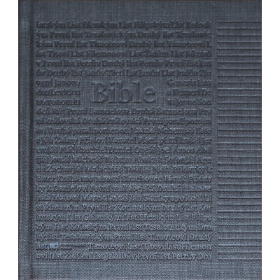 Poznámková Bible antracitová