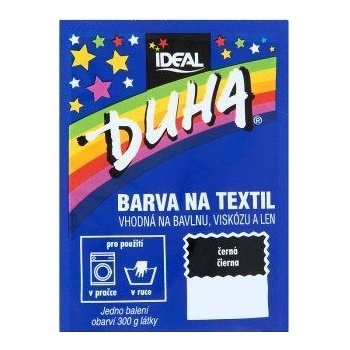 Duha farba na textil číslo 17 čierna 15 g