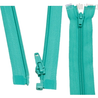 YKK Zips špirálový deliteľný tyrkysový 45 cm
