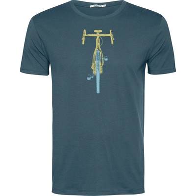 GreenBomb Мъжка тениска GreenBomb Bike Front Stamp Guide T-Shirt - Blue Stone (216-8903-0111)