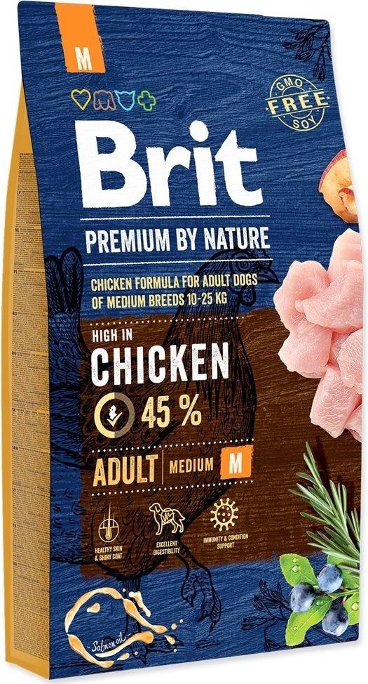 Tohle je absolutní vítěz srovnávacího testu - produkt Brit Premium by Nature Adult M
