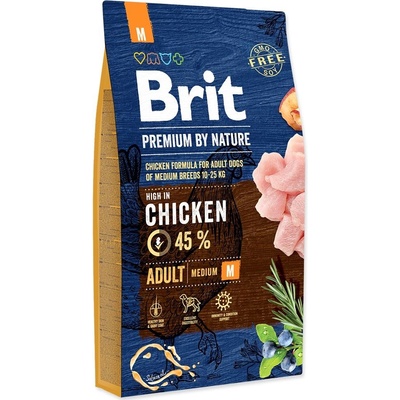 Brit Premium by Nature Adult Medium Breed Chicken 8 kg – Zbozi.Blesk.cz