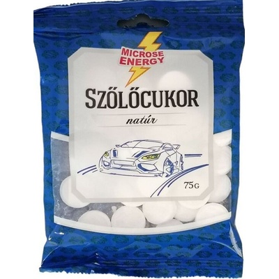 Microse Hroznový cukor pastilky natur 75 g