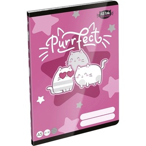 LIZZY Тетрадка с линии LIZZYSULI A/5, 32 листа, 21-32, за 4-8 клас, Kittok Stars Purrfect 7500170002 (7500170002)