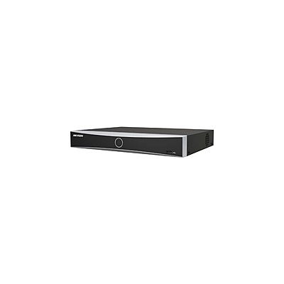 Hikvision Network recorder, 16 IP Cameras, up to 8 MP (5x1080p/1x4K), H. 265, 2 SATA HDD up to 10TB, 2 USB, 100Mbit; Video input: HDMI 4K, VGA 1080p (DS-7616NXI-K2)
