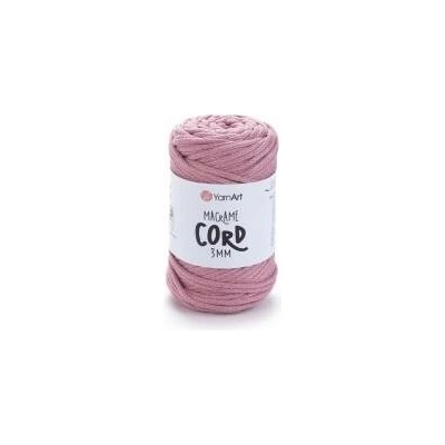 YarnArt Macrame Cord 3 mm 792 - starorůžová