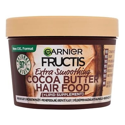 Garnier Fructis Hair Food Cocoa Butter 3v1 maska 390 ml