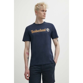 Timberland Памучна тениска Timberland в тъмносиньо с принт TB0A5UPQ4331 (TB0A5UPQ4331)