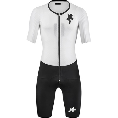 ASSOS Мъжки скин за колоездене ASSOS RSR Bolide Speedsuit S11 Cycling skinsuit - White Series - размер XL (002-3893-0115)