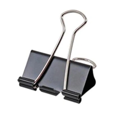 Foska Щипки за пари, 15 mm, 12 броя, черни (1090120024)