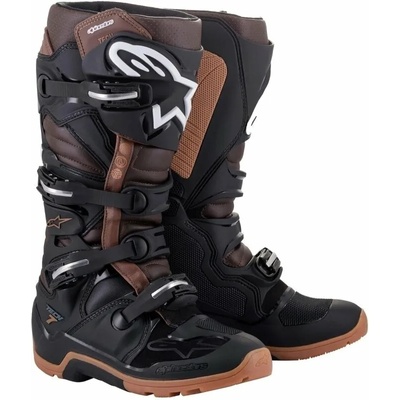 Alpinestars Tech 7 Enduro Boots Black/Dark Brown 40, 5 Ботуши