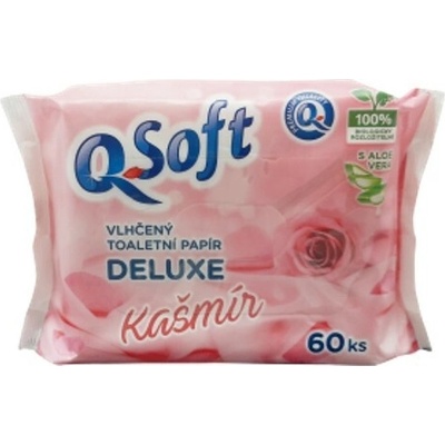 Q-Soft L Kašmír vlhčený toaletný papier 60 ks