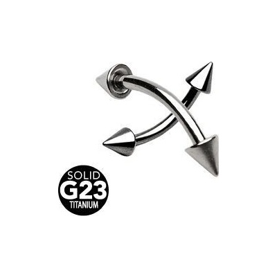 Šperky4U piercing do obočí titan TIT1015-12083