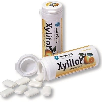 Miradent Xylitol žuvačky Citrus 30 ks