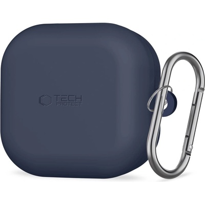 Tech-Protect Силиконов калъф за слушалки Samsung Galaxy Buds 4 / 4 Pro от Tech-Protect Silicone Hook - Navy Blue (5906302392889)
