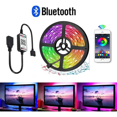 Light USB5535B RGB 5V USB 5 metrů Bluetooth