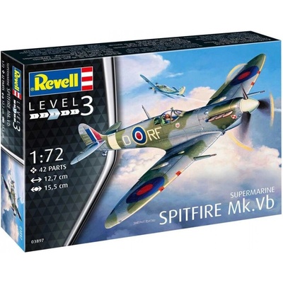 Corfix Lietadlo Plastic ModelKit 03897 Supermarine Spitfire Mk. Vb 1:72