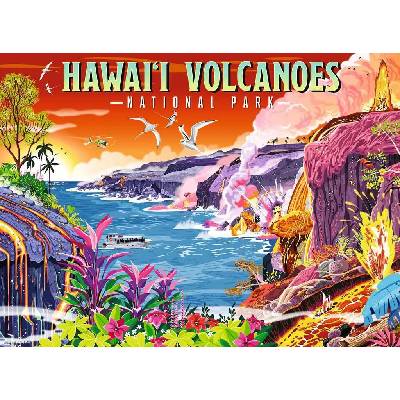 Ravensburger Národný park Havajské sopky Hawai'i Volcanoes Havaj USA 500 dielov