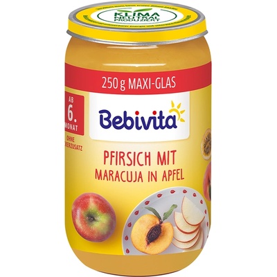 Bebivita БИО праскови с маракуя и ябълка 250г