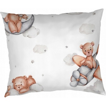 Dadka Obal bavlna Medvedík lietadlo 40 x 40 cm