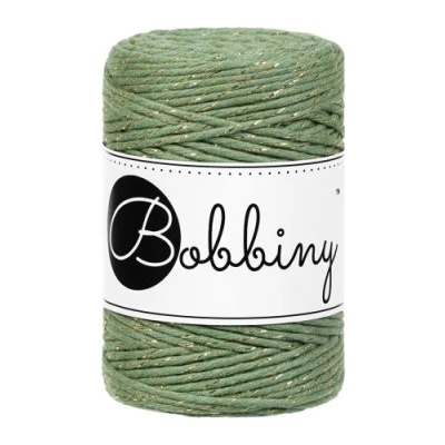 Bobbiny Macrame Baby 1,5 mm - golden eucalytus
