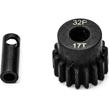 KONECT Ocelový motorový pastorek 17 zubů modul 32DP s 5 mm vrtáním a 3,17 mm adaptérem