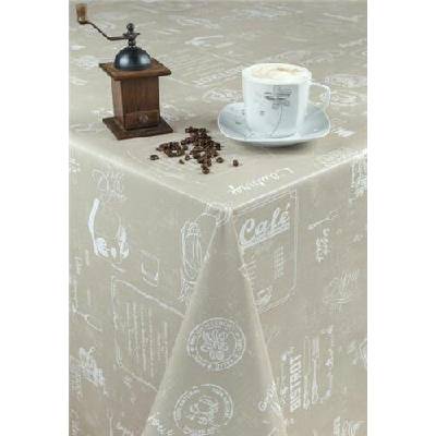 Impol Trade ubrus PVC 3673413 Café Bistro hnědé návin 20 mx140cm