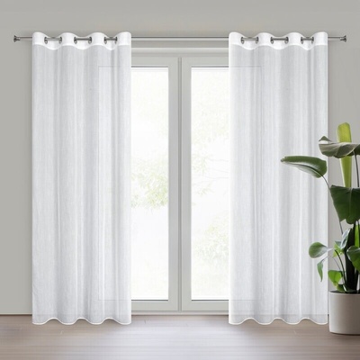 Takoy Záclona ANNA se strukturou deště 140 x 250 cm-HF-453733 | 140 x 250 cm