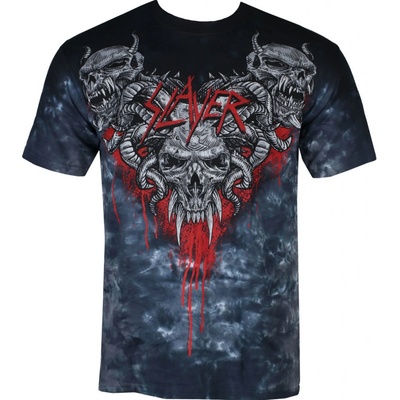 Metal Liquid Slayer Hell Awaits čierne sivá