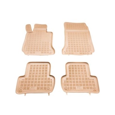 Гумени стелки за MERCEDES C-Class W204 (2007-2014) - тип леген бежови