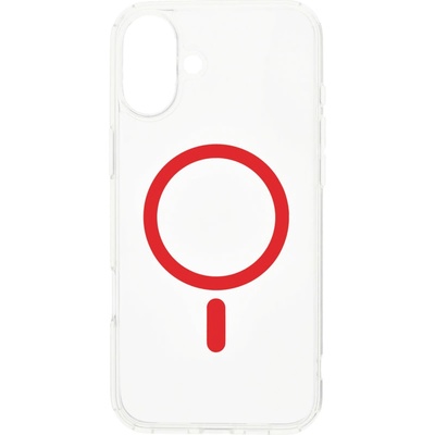 DVICED Magsafe калъф от Dviced за iPhone 16 прозрачен, червен (DV511007)