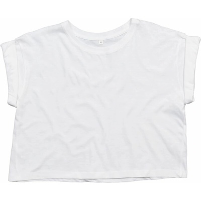Mantis Dámský crop top z organické bavlny P96 White