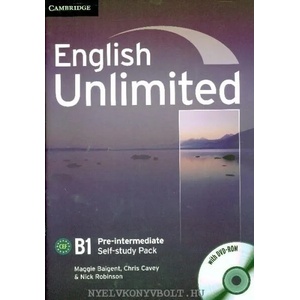 English Unlimited Pre-intermediate Self-study Pack (Workbook with DVD-ROM) | Maggie Baigent, Chris Cavey, Nick Robinson (ISBN: 9780521697781)