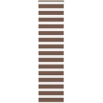 vidaXL Зебра щора, кафява, 60x230 см, ширина на плата 55, 9 см, полиестер (4014383)