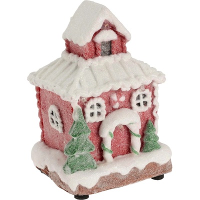 Home Styling Collection Perníkový domeček, 9 x 8 x 13 cm béžová