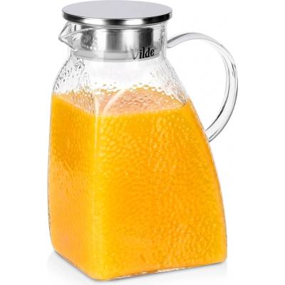 Skleněný džbán Vilde s víčkem do lednice 1,8 l