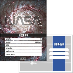 Ars Una Покана за парти ARS UNA 10 листа + 10 плика Nasa 5562 50225620 (50225620)