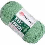 YARNART Jeans Bamboo 138 Petrol Green Плетива прежда (Jeans Bamboo 138)