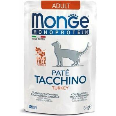 MONGE Monoprotein Cat PATÉ krůta 85 g