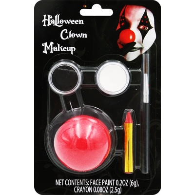 Zoelibat make up sada klaun + červený nos