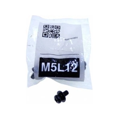 Sony Bag, Screws(M5L12)(8)(GNT L M5L12, Screw, Metal, Sheet metal, M5, Black, 8 pc(s)